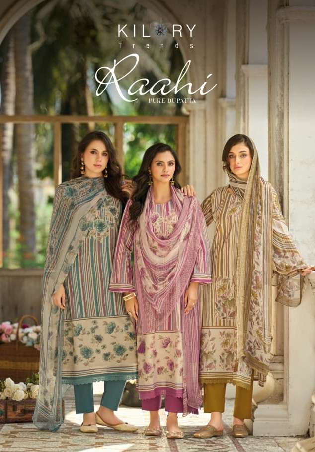 KILORY TRENDZ RAAHI FANCY EMBROIDERY LAWN COTTON SALWAR KAMEEZ WHOLESALE PRICE IN SURAT 