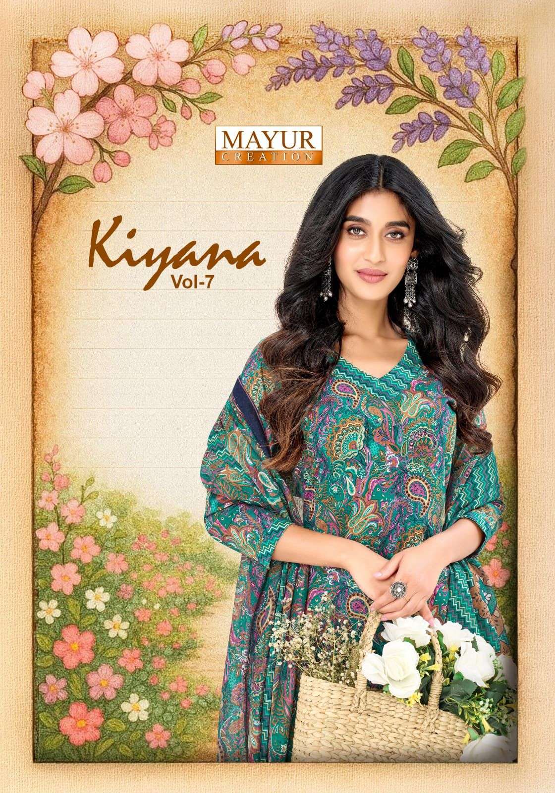 MAYUR CREATION KIYANA VOL- 7 CASUAL WEAR COTTON PRINTED DRESS MATERIAL WHOLESALE RATE 
