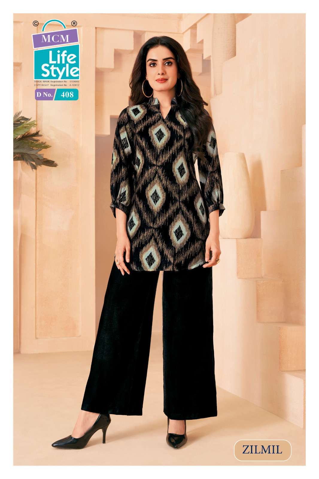 MCM LIFESTYLE ZIL MIL VOL 4 405-414 SERIES SUMMER WEAR 2 PICE READY TO WEAR COLLECTION WHOLESALE PRICE 