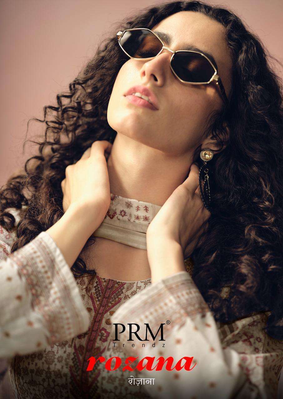 PRM TRENDS ROZANA CAMBRIC COTTON DIGITAL PRINT WITH FANCY WORK SALWAR KAMEEZ WHOLESALE PRICE SURAT 