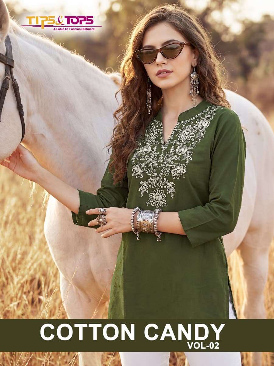 TIPS AND TOPS COTTON CANDY VOL 2 SUMMER WEAR COTTON SHORT TOPS SUPPLIER