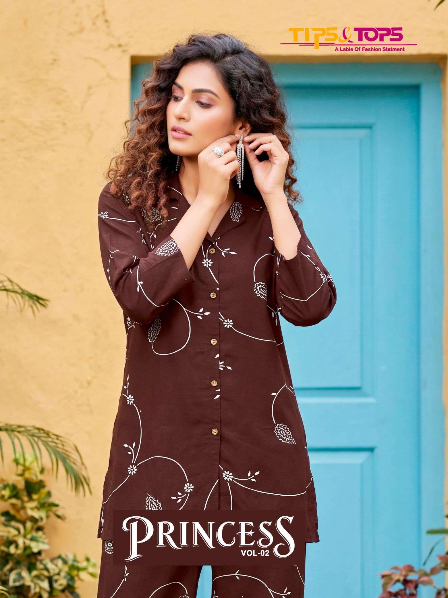 TIPS AND TOPS PRINCESS VOL- 2 RAYON PRINTES SUMMER WEAR CODE SET  WHOLESALE PRICE SURAT 