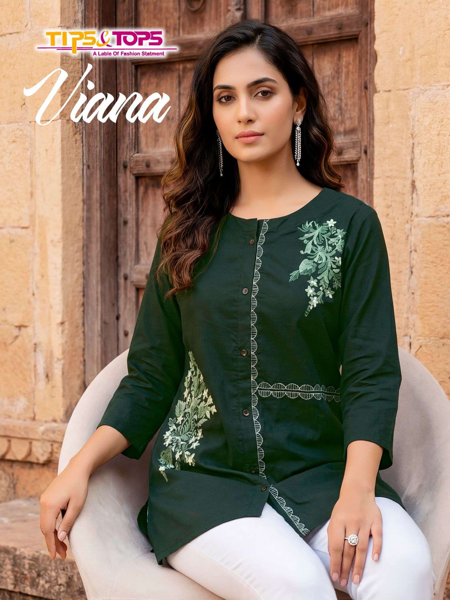 TIPS AND TOPS VIANA SUMMER WEAR COTTON SHORT TOP WHOLESALE PRICE IN SURAT 