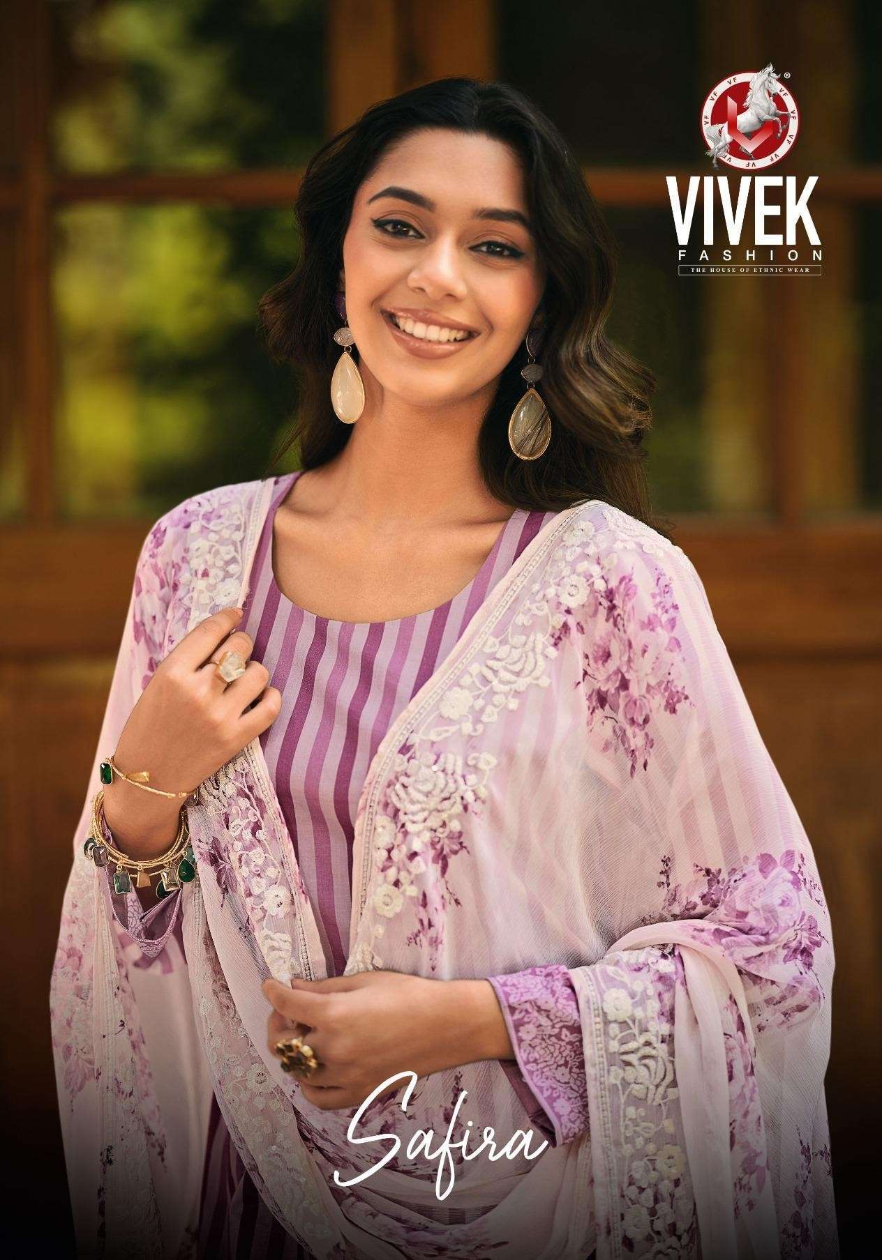 VIVEK FASHION SAFIRA DIGITAL PRINTED LAWN COTTON SUIT CATALOG WHOLESALE PRICE IN SURAT 