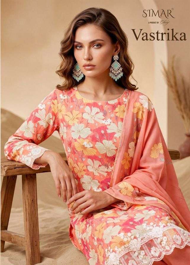 GLOSSY VASTRIKA PURE MAL DIGITAL PRINT WITH EMBROIDERY SALWAR KAMEEZ WHOLESALE PRICE SURAT 