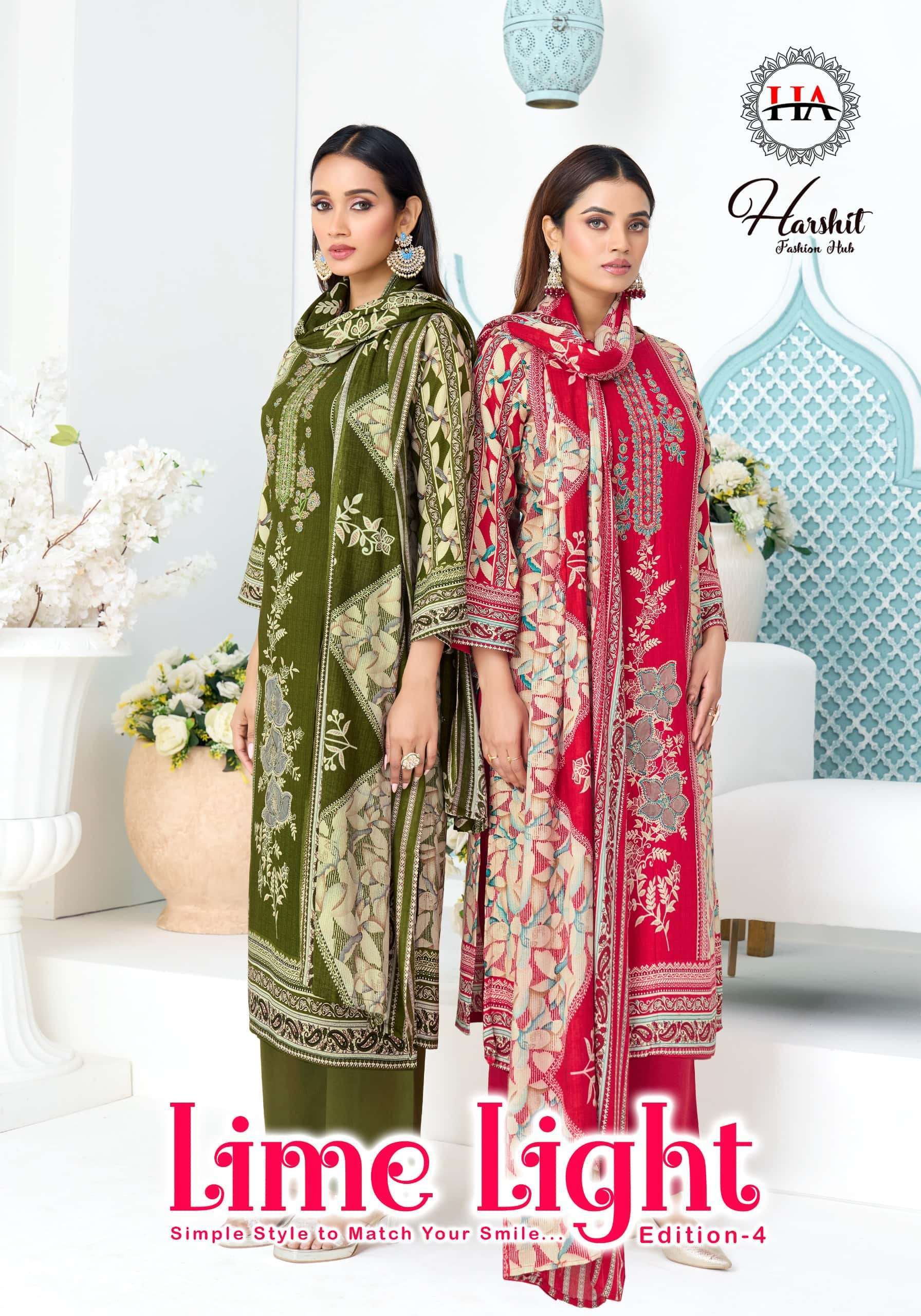 HARSHIT FASHION LIME LIGHT EDITION 4 RAYON SALWER KAMEEZ SUIT COLLECTION WHOLESALER 