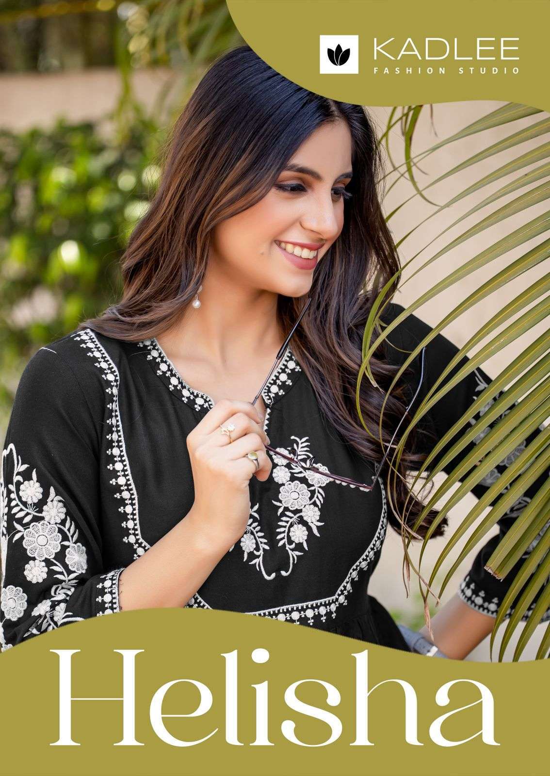 KADLEE HELISHA RAYON TWILL DESIGNER KURTIS WITH PALAZZO WHOLESALE PRICE SURAT 