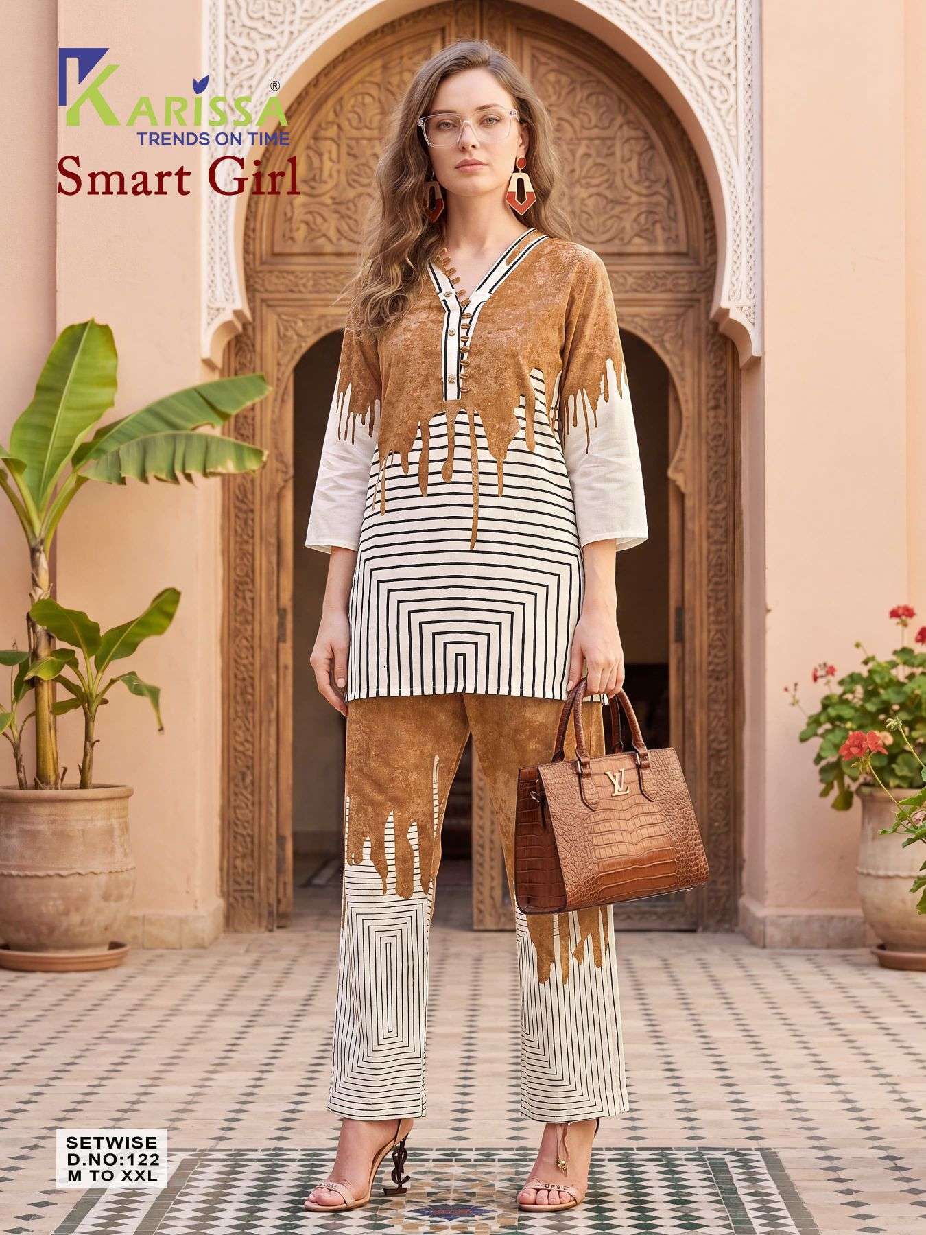 KARISSA SMART GIRL RAYON DIGITAL PRINTED CORD SET WHOLESALE BEST RATE 