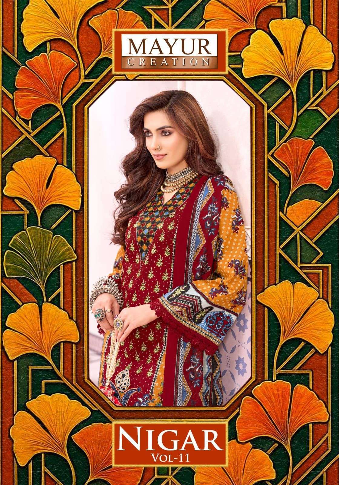 MAYUR CREATION NIGAR VOL- 11 COTTON PRINTED DRESS MATERIAL CATALOG SUPPLIER 