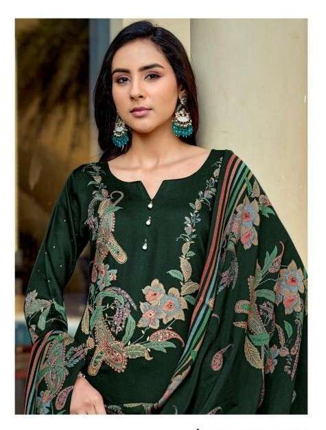 MUMTAZ ARTS LAZEEZ EXCLUSIVE FANCY WORK JAM DESIGNER SALWAR KAMEEZ WHOLESALE BEST RATE SURAT 