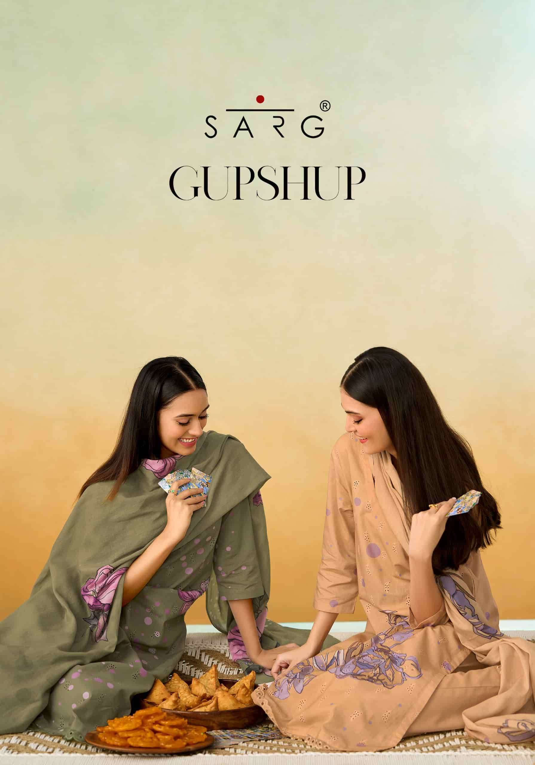 SARG GUPSHUP PURE COTTON LADIES SUIT BEST WHOLESLE RATE SURAT 