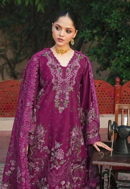 DEEPSY SUIT ELAF PREMIUM VOL - 4 1902 COTTON WITH HEAVY SELF EMBROIDERY SALWAR KAMEEZ WHOLESALE PRICE SURAT 