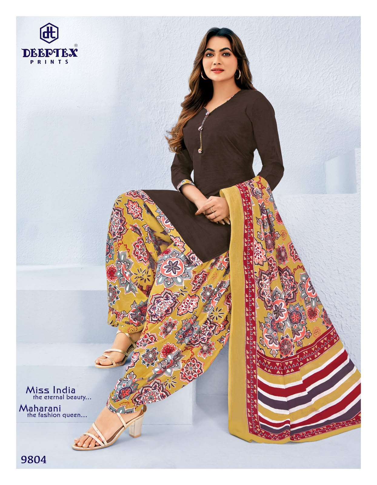 DEEPTEX MISS INDIA VOL 98 PURE COTTON DRESS MATERIAL SUPPLIER IN SURAT 