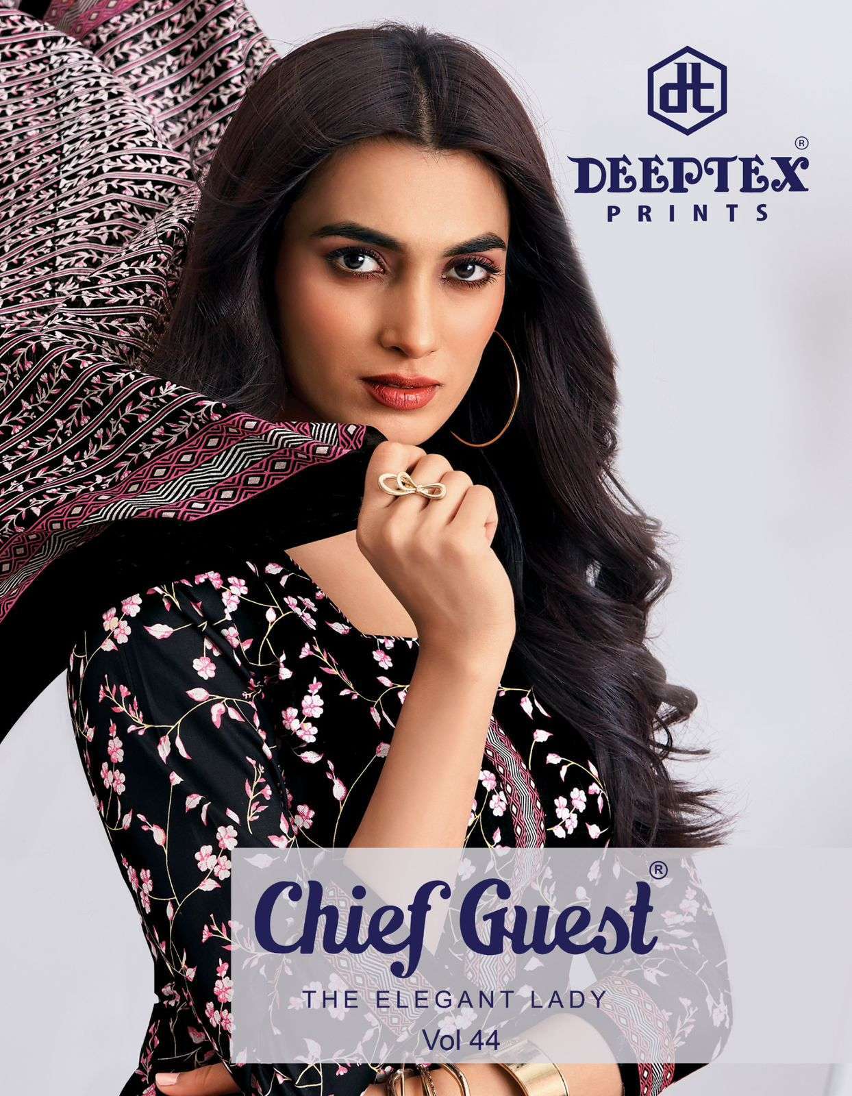 DEEPTEX PRINTS CHIEF GUEST VOL 44  COTTON PRINTED CASUAL WEAR SALWAR KAMEEZ CATALOG SUPPLIER 