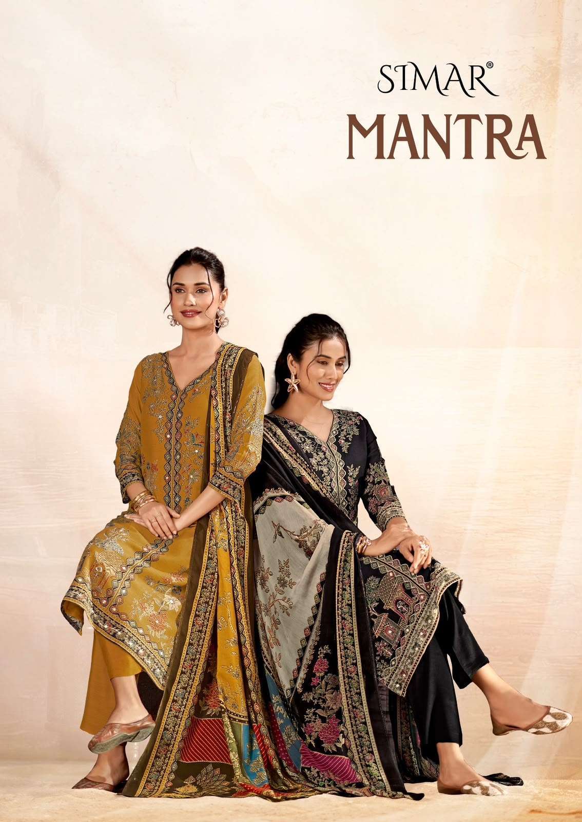 GLOSSY MANTRA LAWN COTTON WITH HANDWORK DESIGNER SALWAR KAMEEZ WHOLESALE BEST RATE 