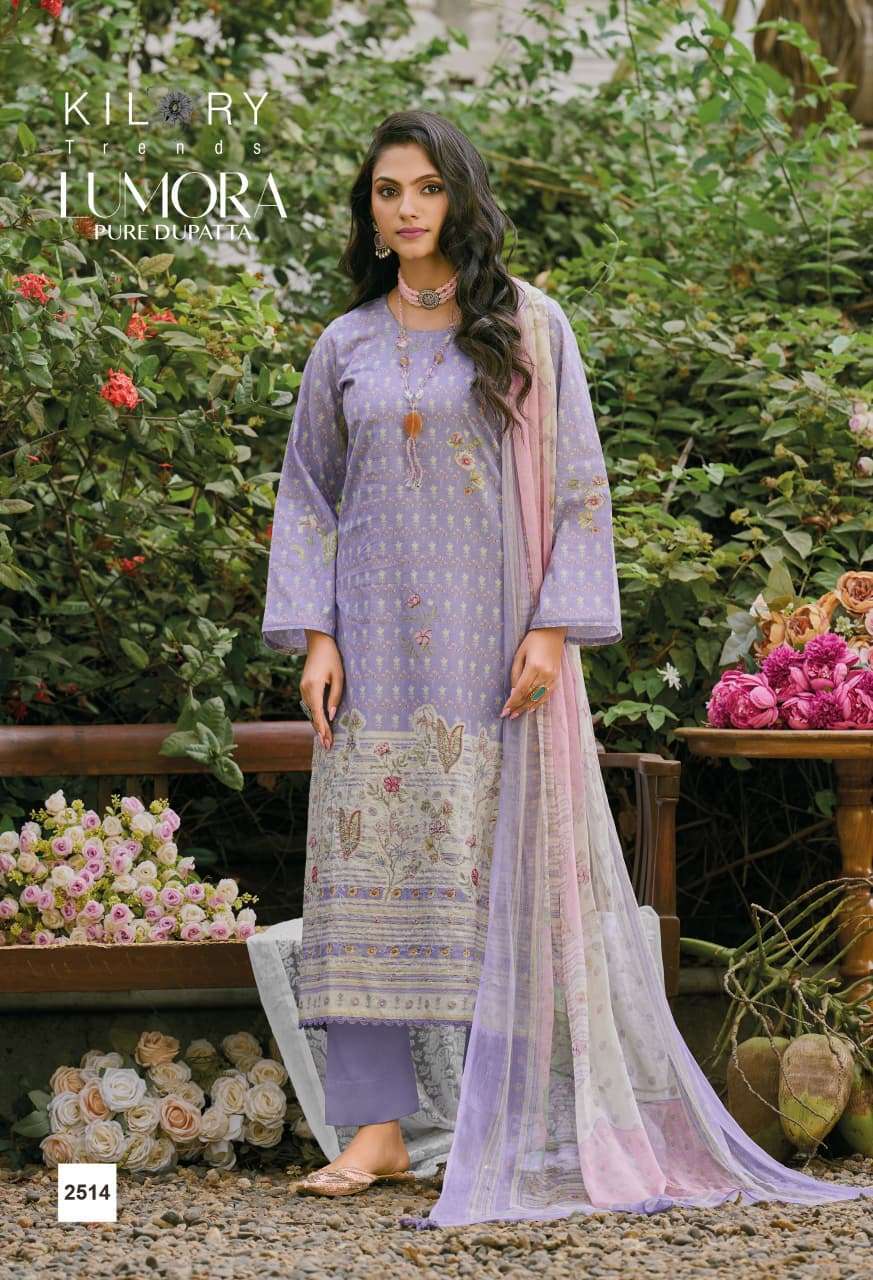 KILORY LUMORA LAWN COTTON DIGITAL PRINT WITH EMBROIDERED SALWAR KAMEEZ WHOLESALE BEST RATE SURAT 