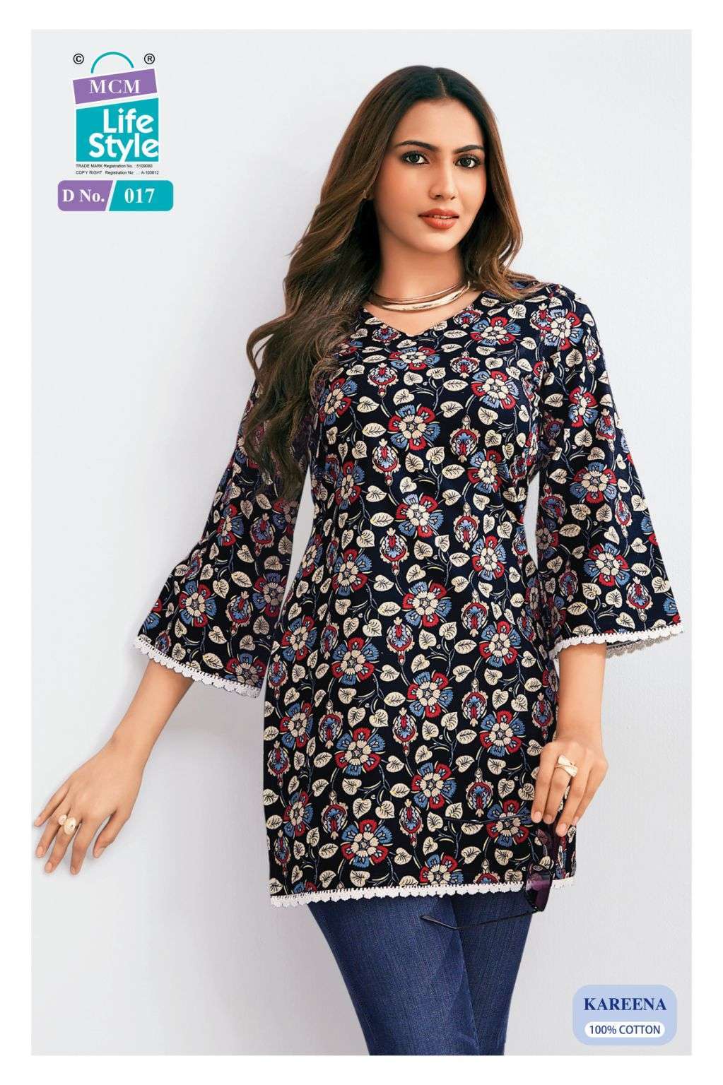 MCM LIFESTYLE KAREENA  COTTON PRINTED CASUAL WEAR SHORT TOP WHOLESALE PRICE SURAT 