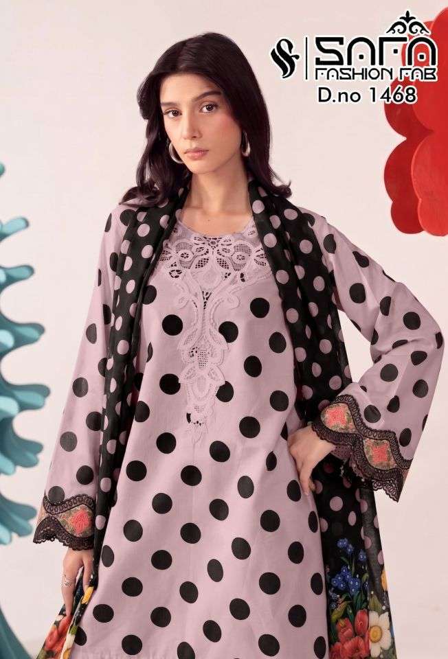 SAFA FASHION FAB 1468 SATIN WITH HEAVY EMBROIDERY WORK READYMADE SALWAR KAMEEZ WHOLESALE PRICE SURAT 