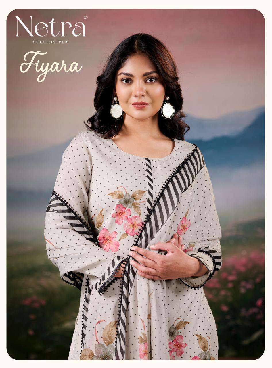 NETRA FIYARA MAL CHANDERI WITH HANDWORK CASUAL WEAR SALWAR KAMEEZ WHOLESALE PRICE SURAT 