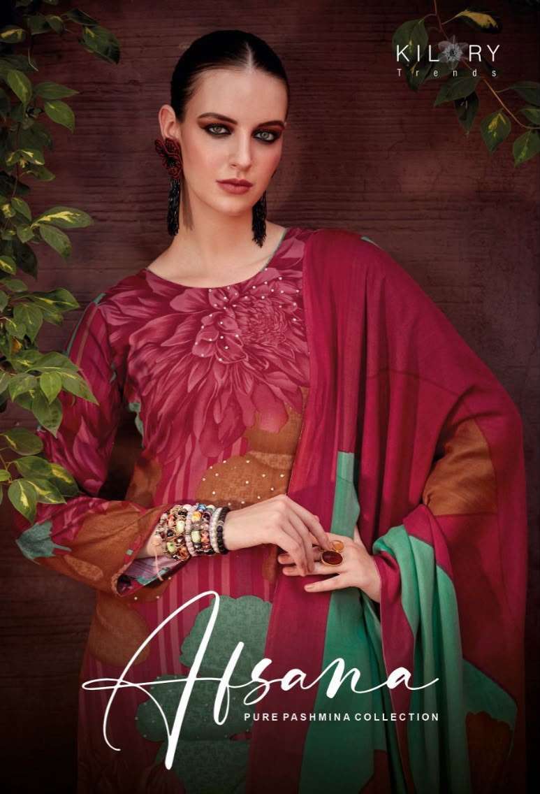 KILORY TRENDZ AFSANA PURE VISCOSE PASHMIKA DRESS MATERIAL LADIES SUIT WHOLESALER 