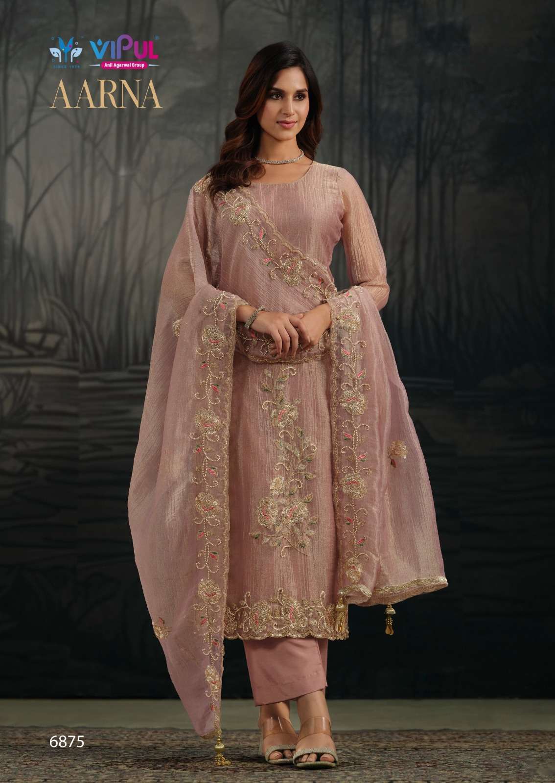 VIPUL FASHION AARNA CHIFFON SUIT DESIGNER COLLECTION  SALWAR SUIT EXPORTER IN INDIA