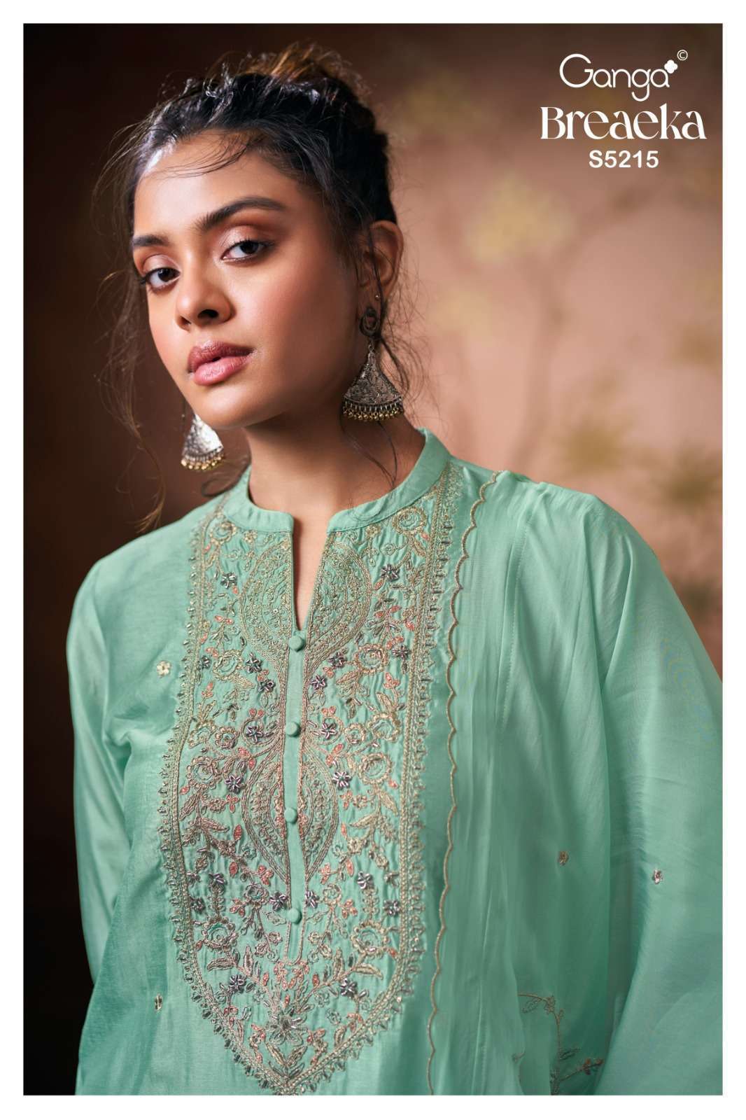 GANGA BREAKA 5215 BEMBREG RUSSIAN SILK WHOLESALE CATALOGUE SURAT 