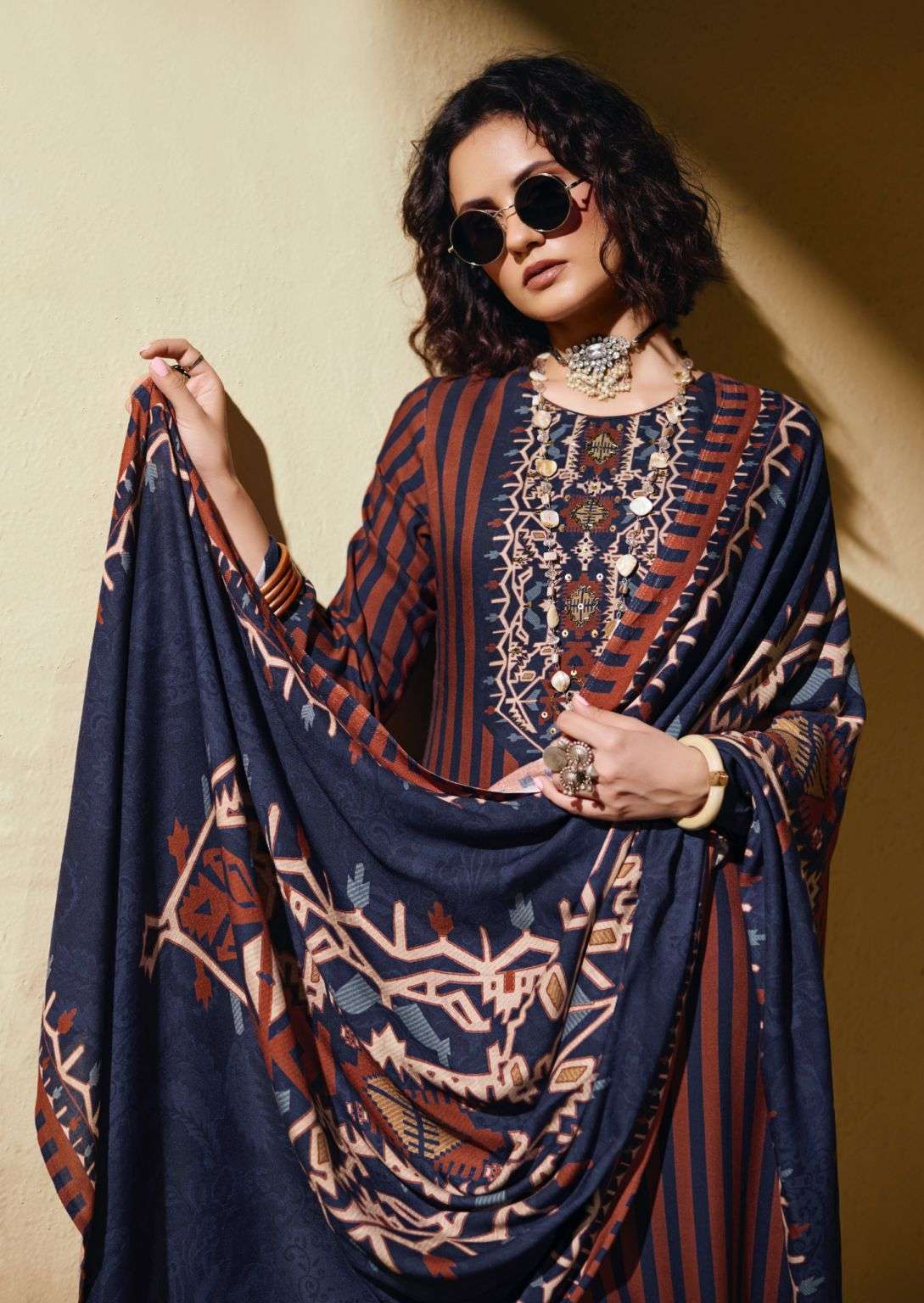 SADHANA FASHION SOFI VISCOSE PASHMINA DIGITAL PRINT WITH WORK WINTER SALWAR KAMEEZ 